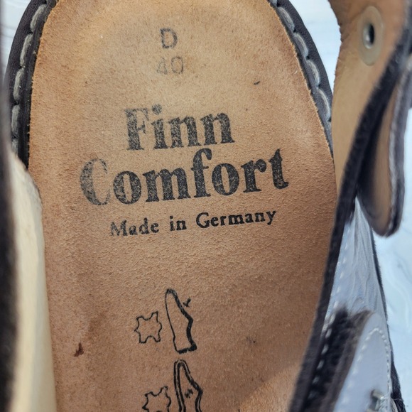 Finn Comfort Gomera Sandals Leather Adjustable Strap Comfort Womens 40 US 9 - Picture 13 of 15
